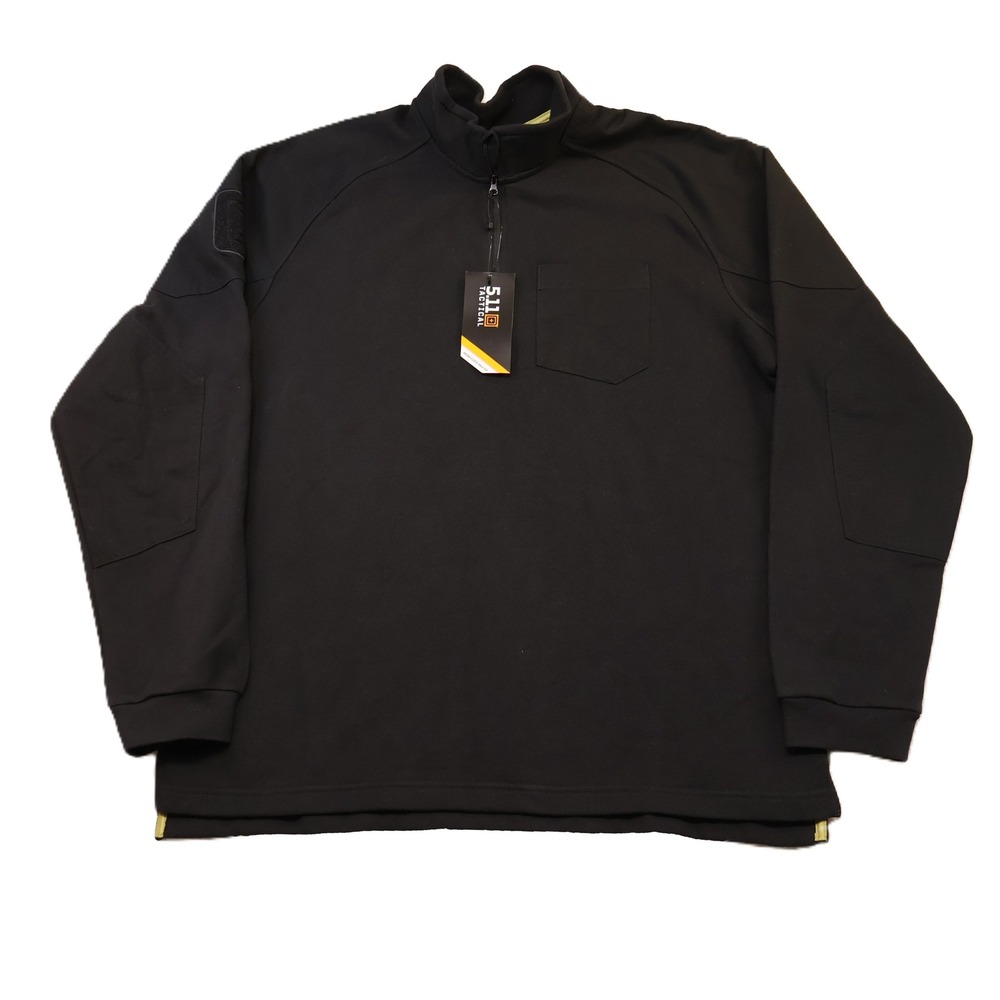 5.11 Tactical Men XL Radar Fleece 1/2 Zip Pullover Black 72102-019